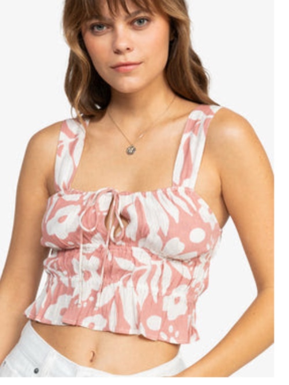 Roxy Pink Aloha Sessions Tank